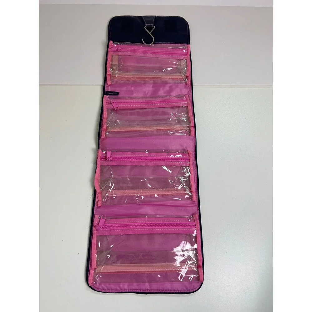 Mary Kay Hanging Travel Bag Cosmetic Makeup Removable Pouches Organizer Black